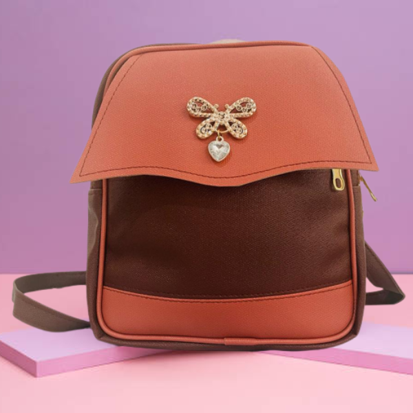 Ladies Back Pack  Fashion Handbag Blended Two Color"