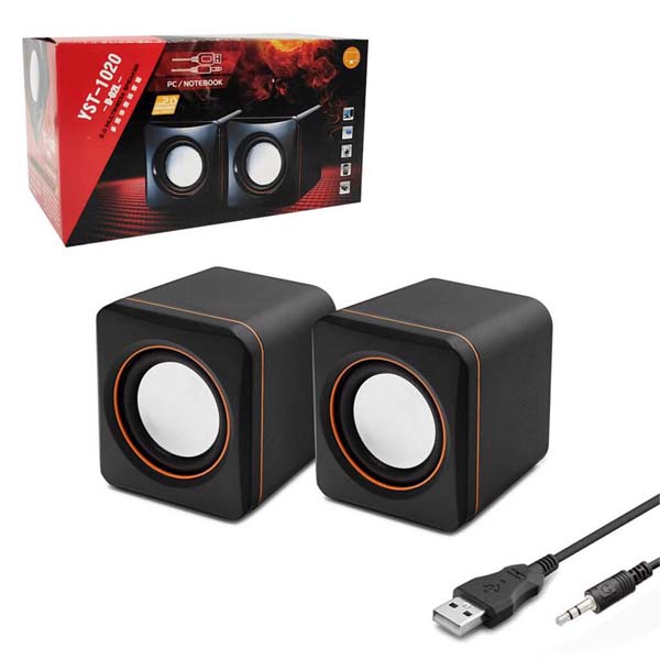 USB 2.0 Multi-Media Speaker, D-02L with 3.5mm jack"